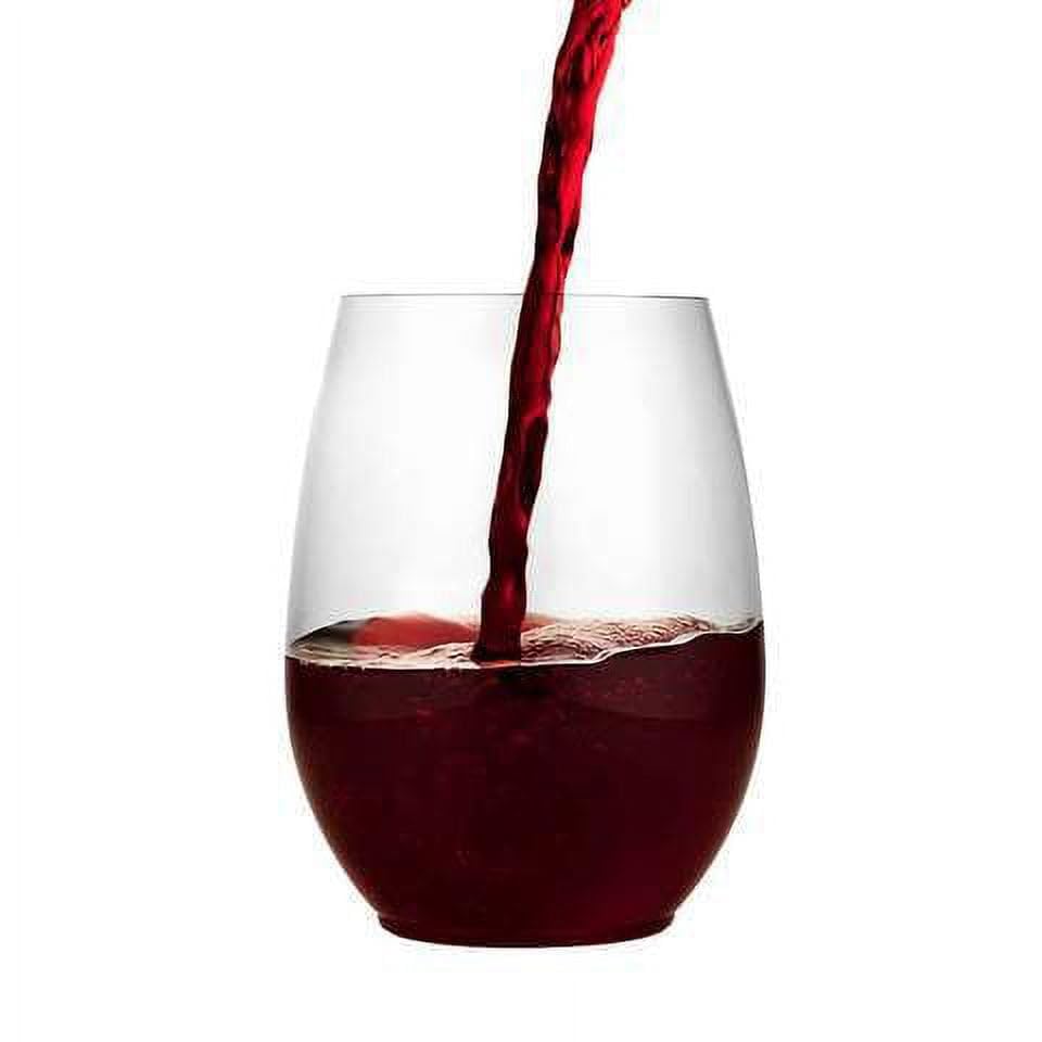 Lillian Tablesettings 16oz Clear Stemless Tumbler - Set of 150 for Elegant Parties, Weddings & Special Events - Perfect for Cocktails, Mocktails & Beverage Service