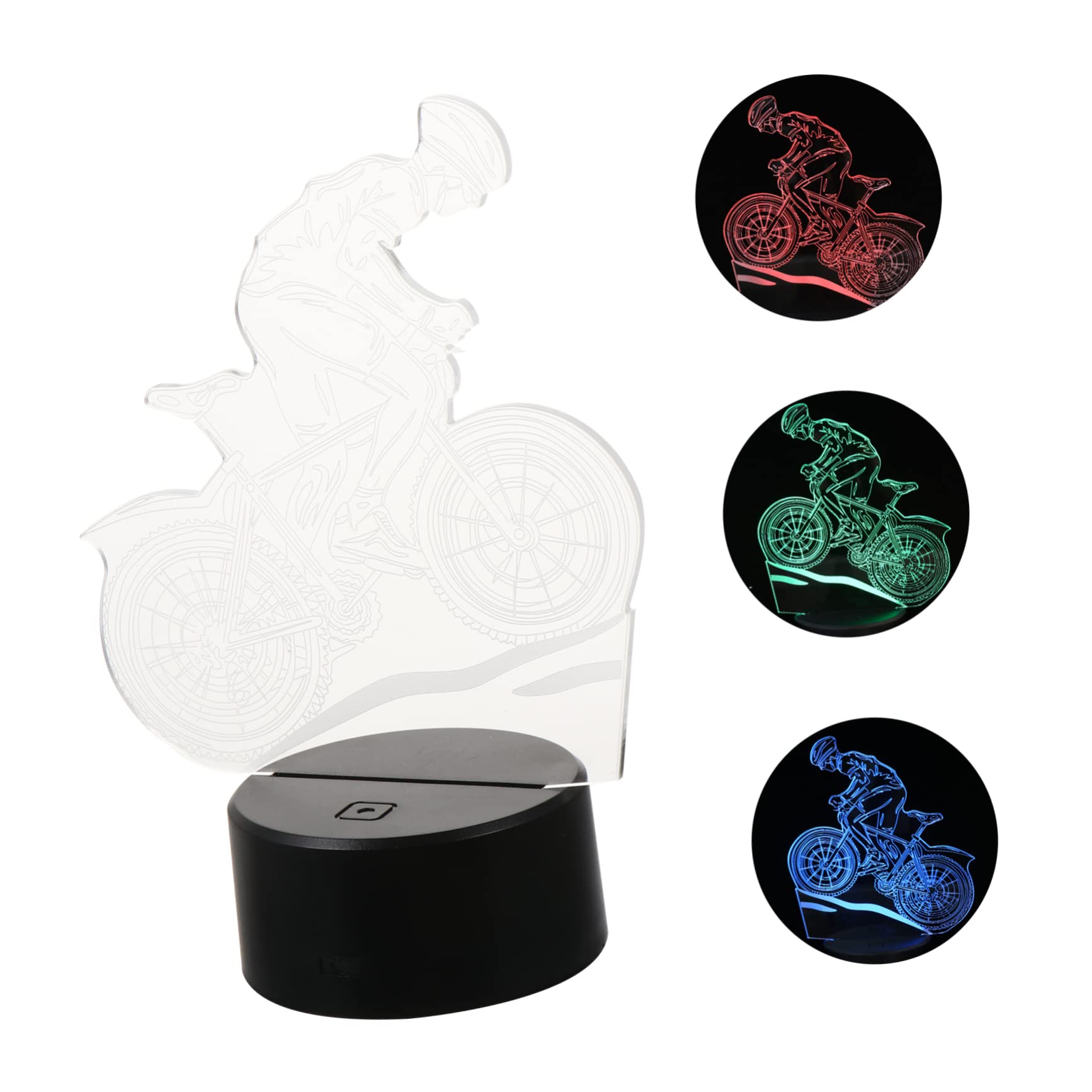Gadpiparty LED Night Light with Cycling Patterns - Battery Operated Decorative Atmosphere Lamp for Bedroom, Nursery, or Party Decor