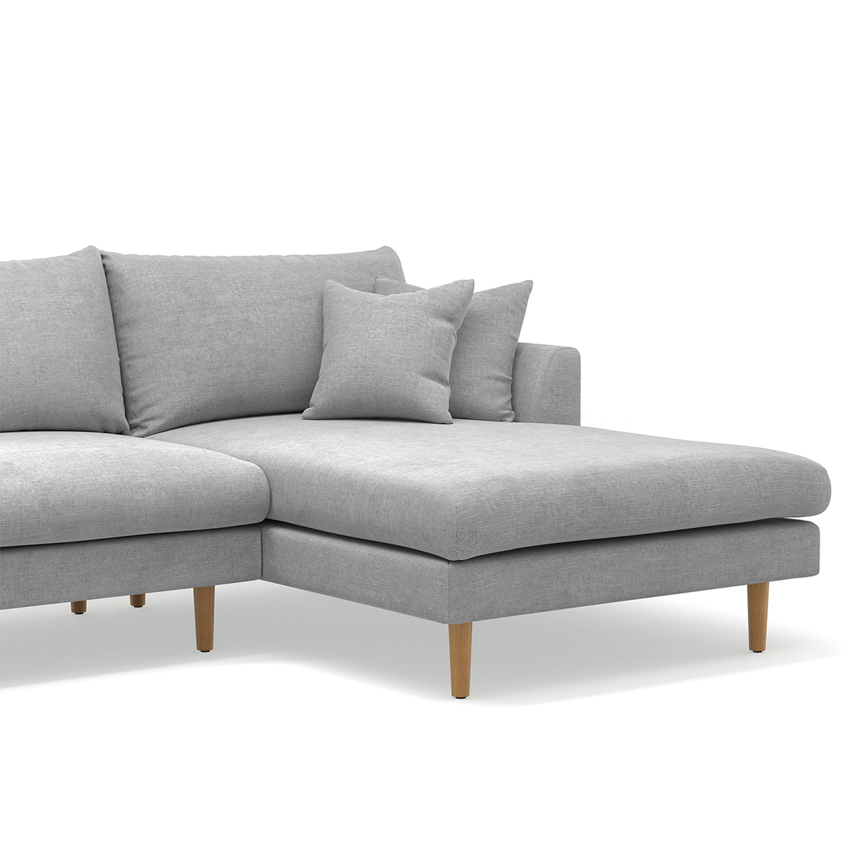 Byron Fabric Modular Sofa with Right Hand Chaise - Modern Sectional Couch for Living Room, Lounge & Family Room - Comfortable & Stylish Home Furniture
