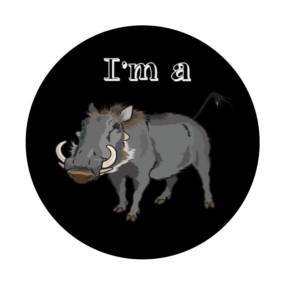 Wild Boar & Warthog PopSockets PopGrip - Swappable Phone Grip for iPhone, Samsung & Tablets - Perfect for Gaming, Selfies & Everyday Use