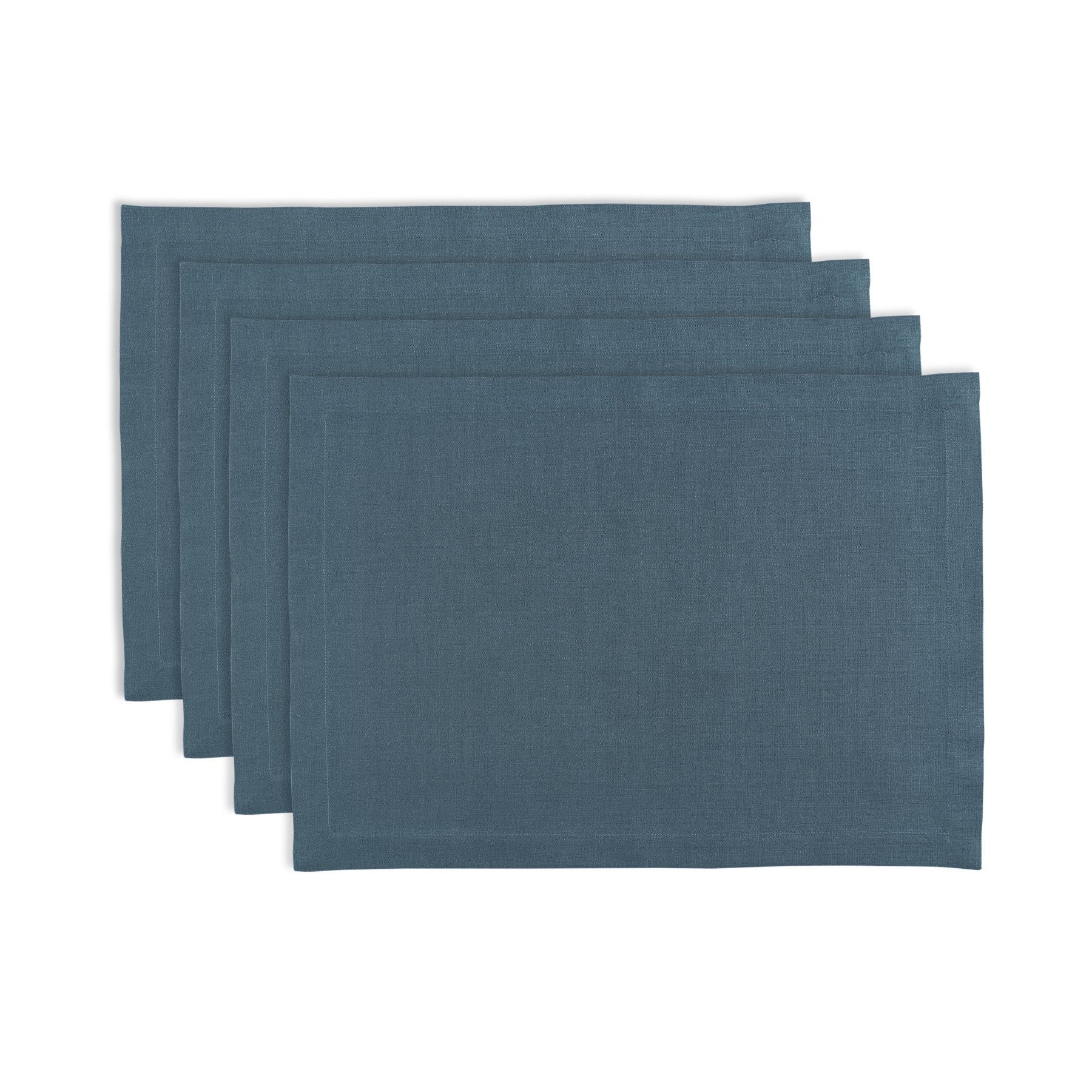 Eco-Friendly Linen Placemats Set of 6 - Premium Natural Table Mats for Dining, Kitchen, and Party Decor - Washable & Durable Home Tableware for Everyday Use and Special Occasions