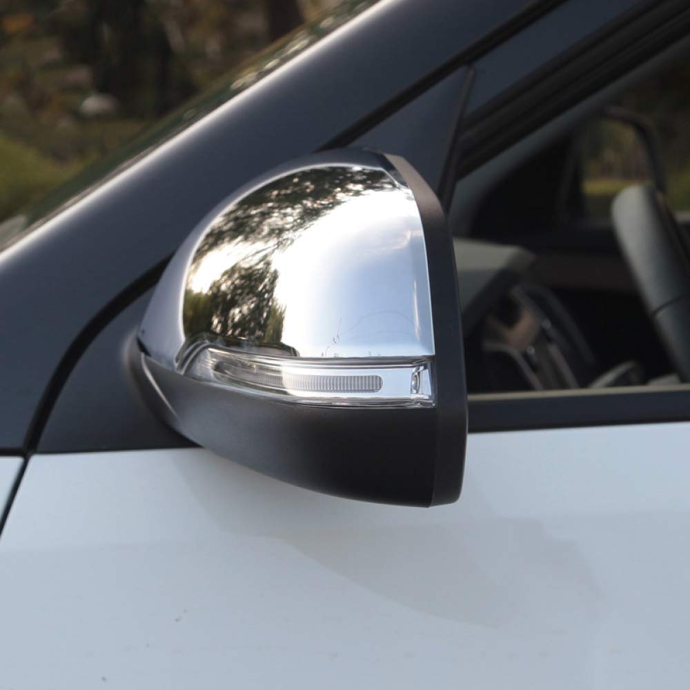 ABS Chrome Side Mirror Covers for Hyundai Creta IX25 2016-2019 - Exterior Rearview Mirror Trim Accessories | Enhance Style & Protection for Daily Driving & Car Shows