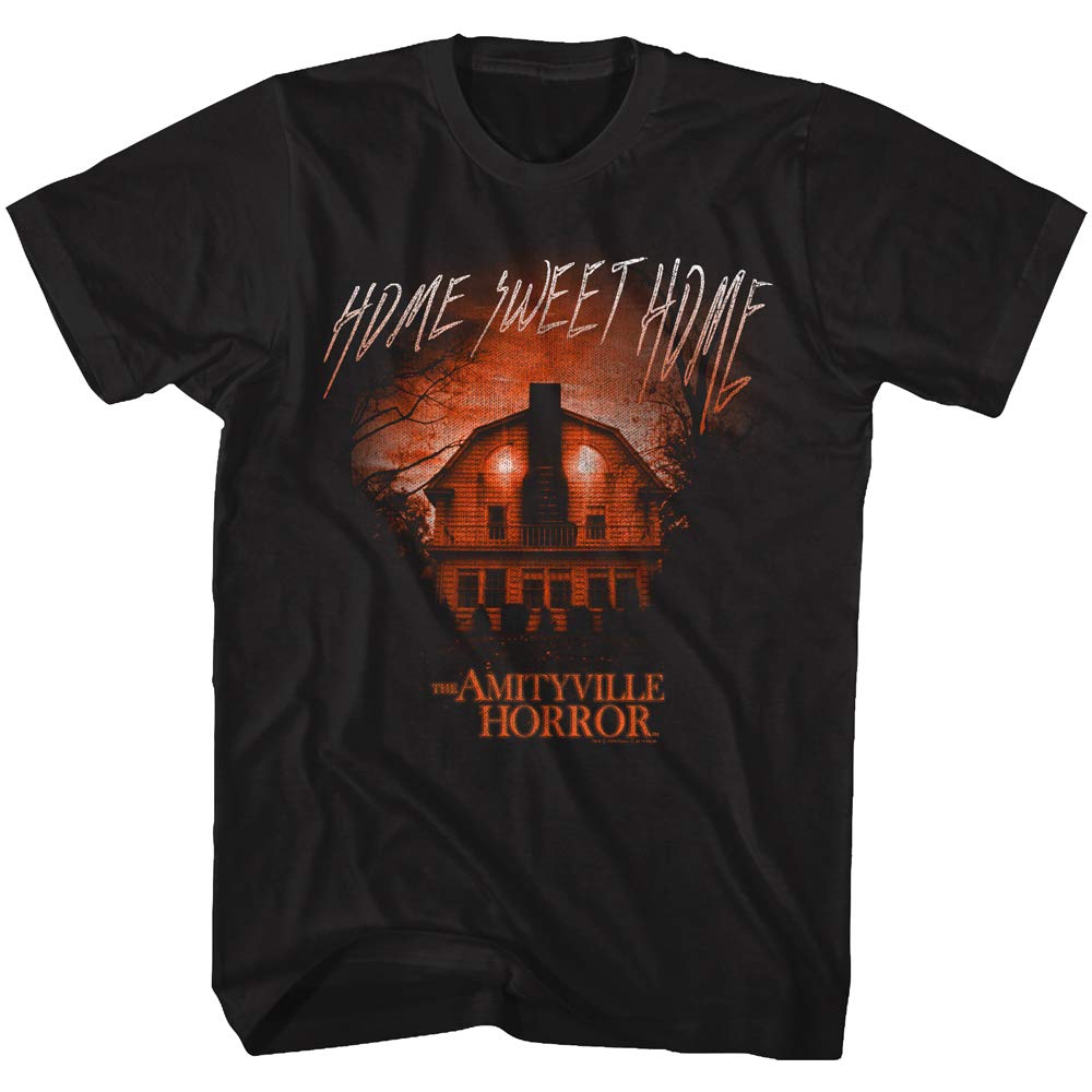 A&E Designs Amityville Horror T-Shirt - Home Sweet Home Black Tee for Horror Fans | Scary Movie Merchandise & Halloween Costume
