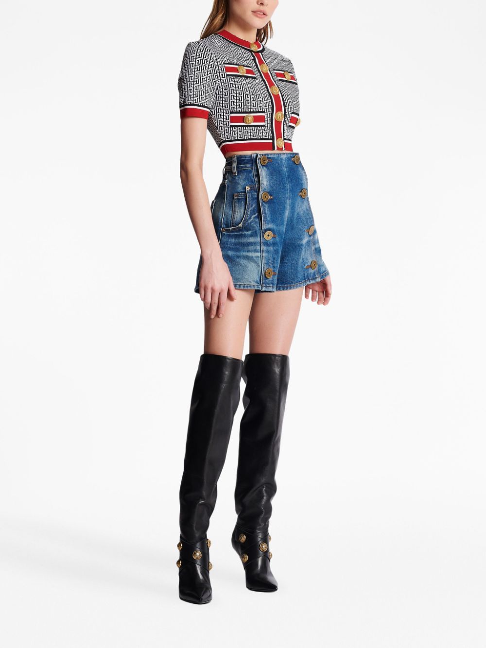 Balmain Women's Multicolor Tops - Stylish & Trendy Blouses for Casual Wear, Parties & Office Outfits