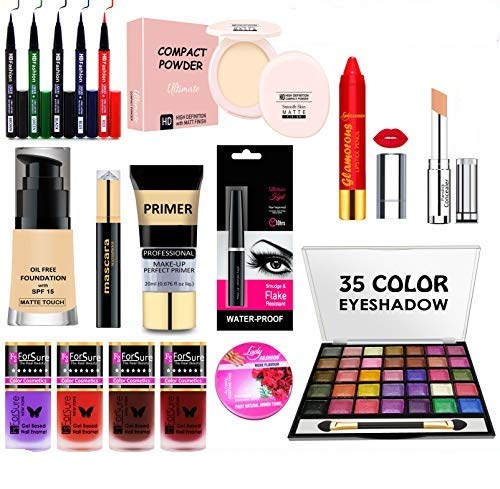 Forsure Most Affordable 18-Piece Makeup Kit 18PG360 – Perfect for Everyday Glam, Parties & Professional Makeup Looks