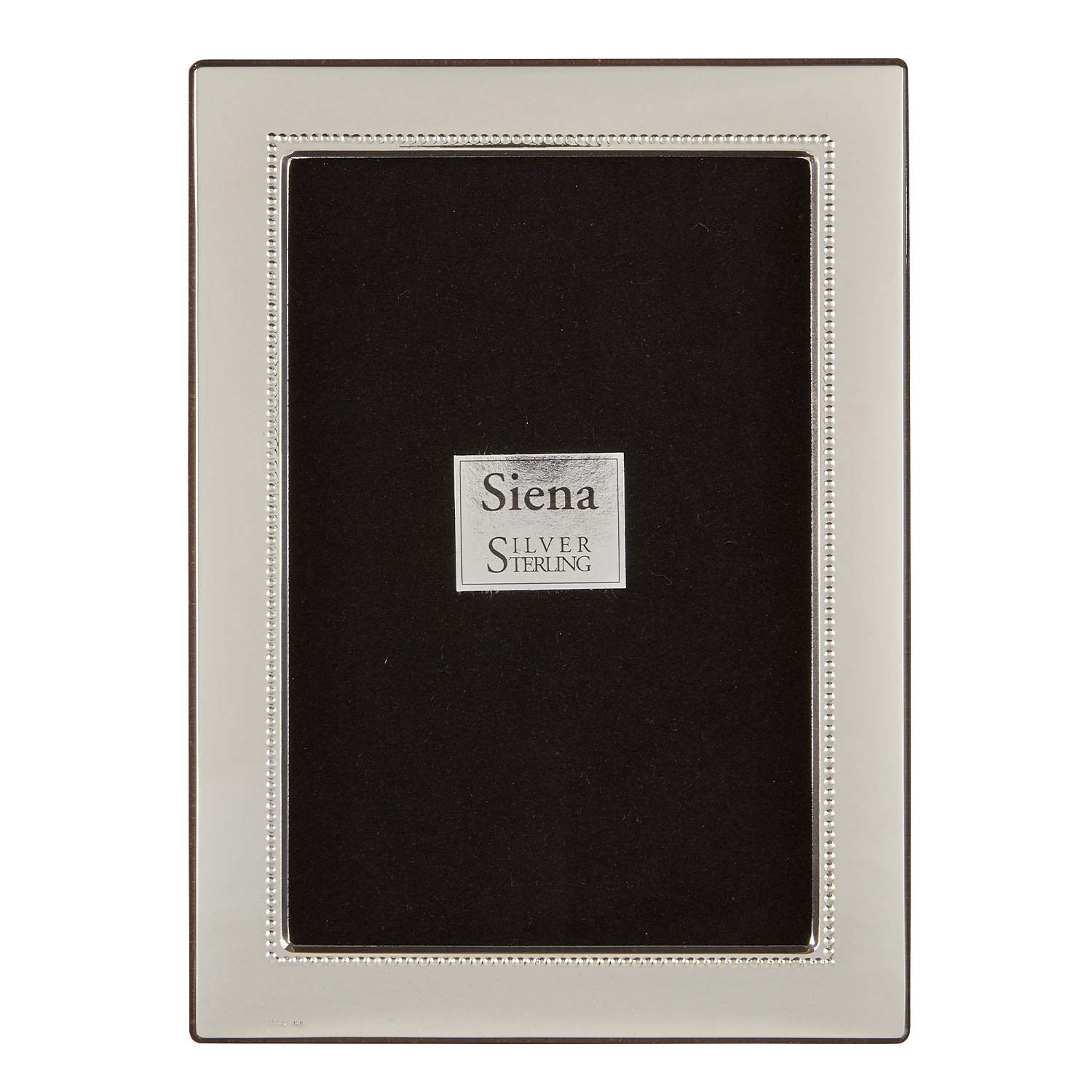 8x10 Wide Bead Silver Deco Picture Frame - Premium 925 Sterling Silver Photo Frame for Wall Display | Perfect for Home Decor, Wedding Photos & Office Art
