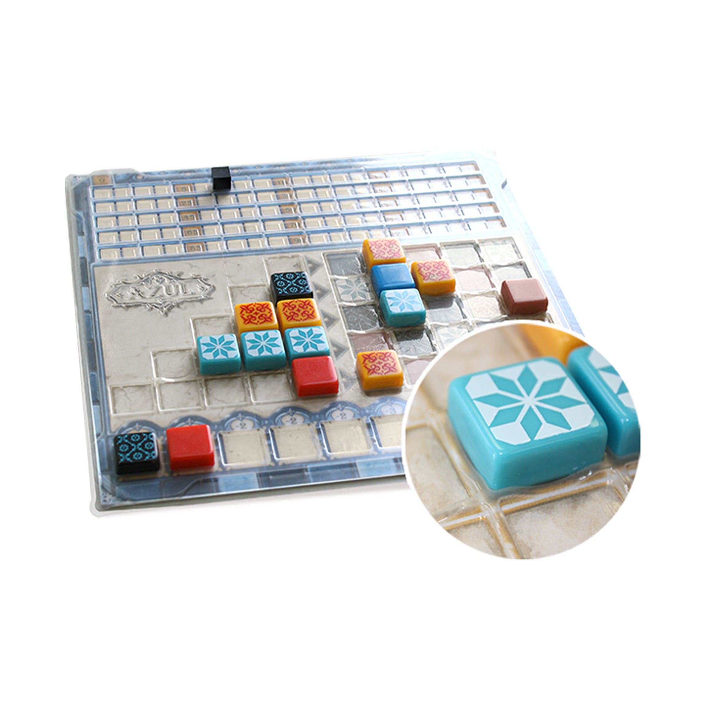 Azul: Crystal Mosaic Expansion Board Game Accessory - Enhance Your Strategy Game Night with Stunning Tile-Laying Gameplay