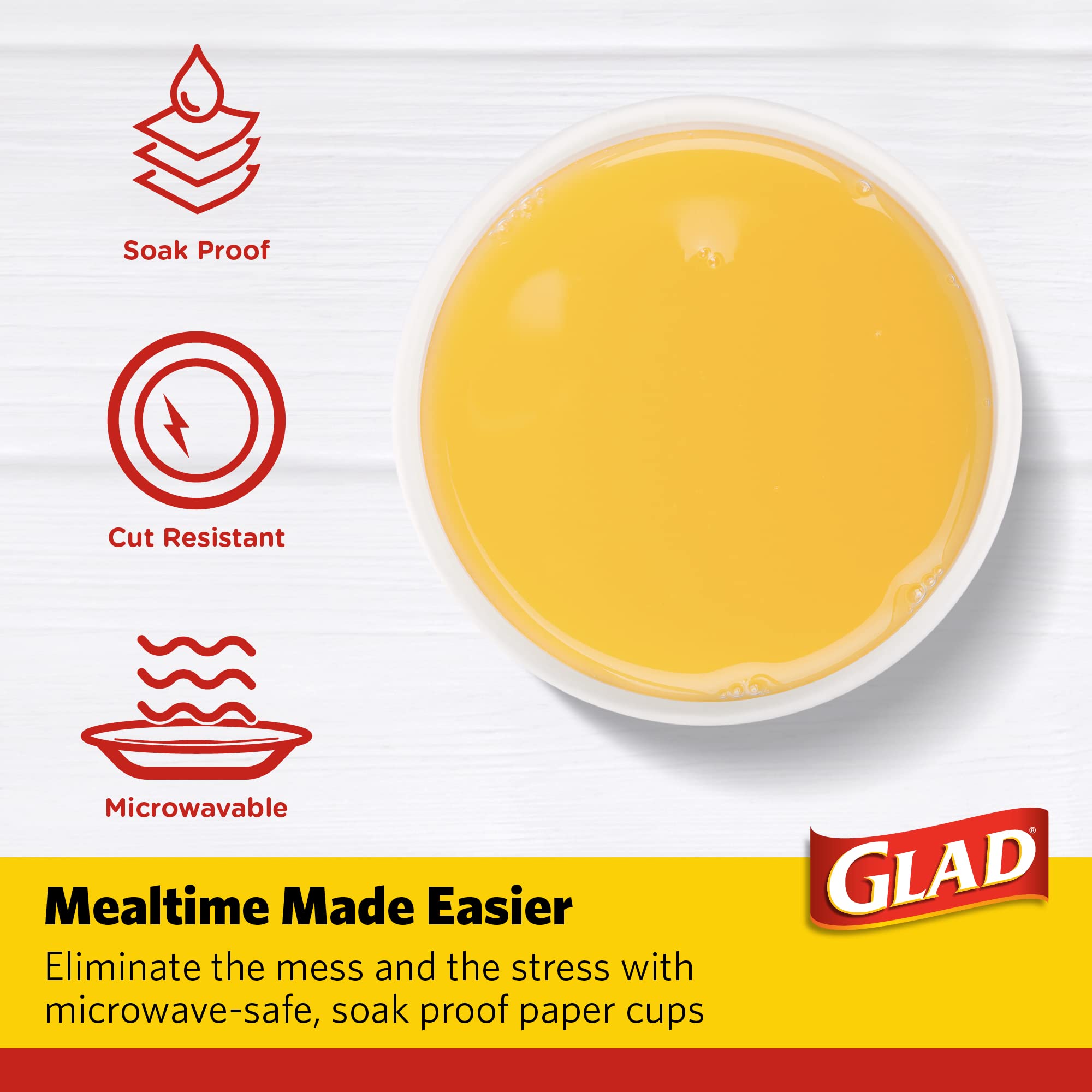 Glad Printed Disposable Paper Plates and Cups Set - 50 Count Heavy Duty Square Plates & Victorian Design Cups for Parties, Picnics, BBQs, and Events | Eco-Friendly Disposable Tableware