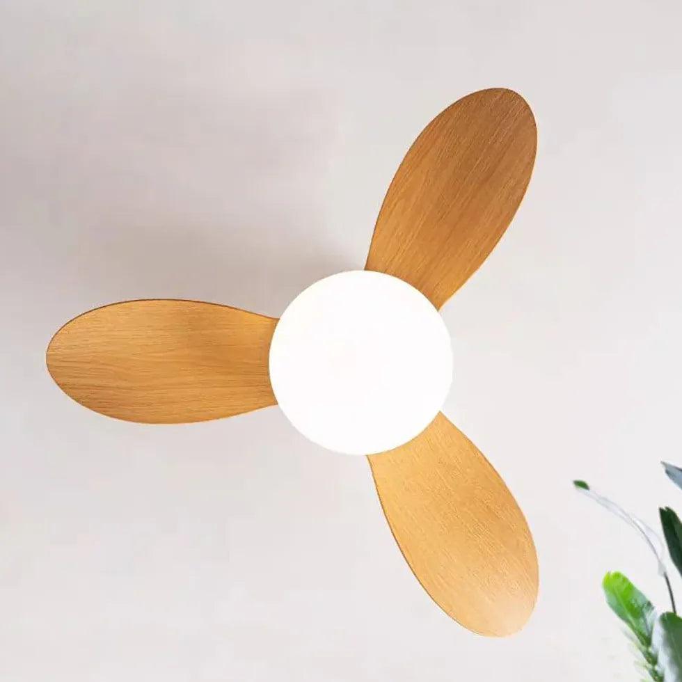 3-Blade Modern Acrylic Ceiling Fan with LED Light - Perfect for Bedroom, Living Room & Office Cooling & Lighting