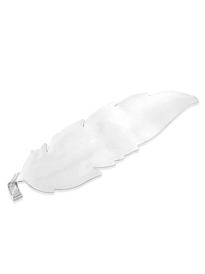 Montana Silversmiths HF5458TX Silver Texas Flag Hat Feather - Western Cowboy Hat Accessory for Rodeo, Country Music Festivals & Outdoor Events