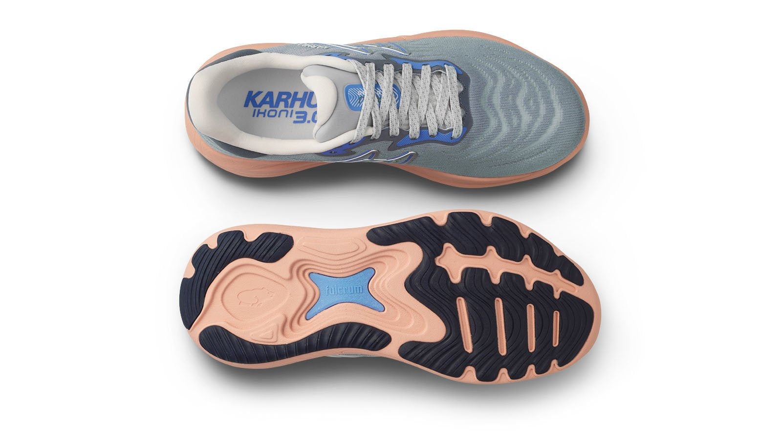 IKONI 3.0 Women's Running Shoes - Quarry/Pink Sand Color - Lightweight Cushioned Sneakers for Jogging, Gym Workouts & Everyday Comfort