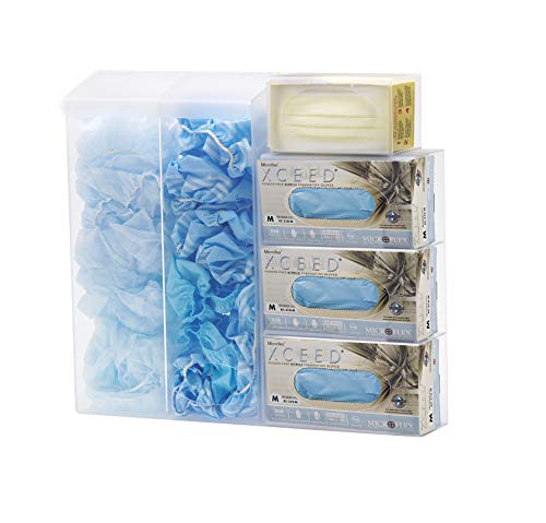 Omnimed Infection Control Bulk PPE Isolation Station - Holds Gloves, Masks, Gowns, Caps & Shoe Covers | Medical Supply Organizer for Hospitals, Clinics & Healthcare Facilities | Perfect for Infection Prevention & Emergency Preparedness
