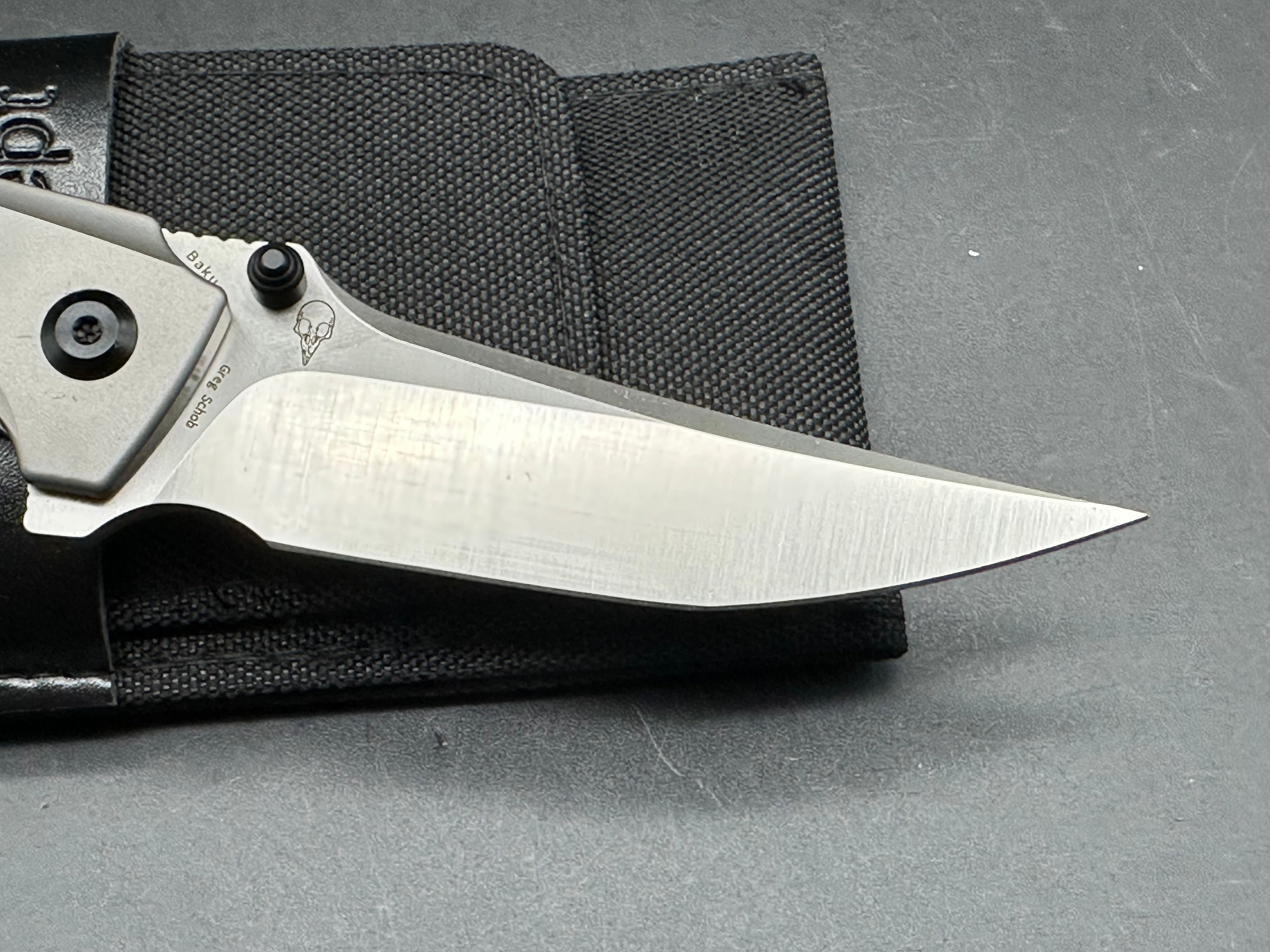 KANSEPT BAKU Titanium Folding Knife with S35VN Plain Edge - EDC Pocket Knife for Outdoor Camping, Hiking & Survival Gear