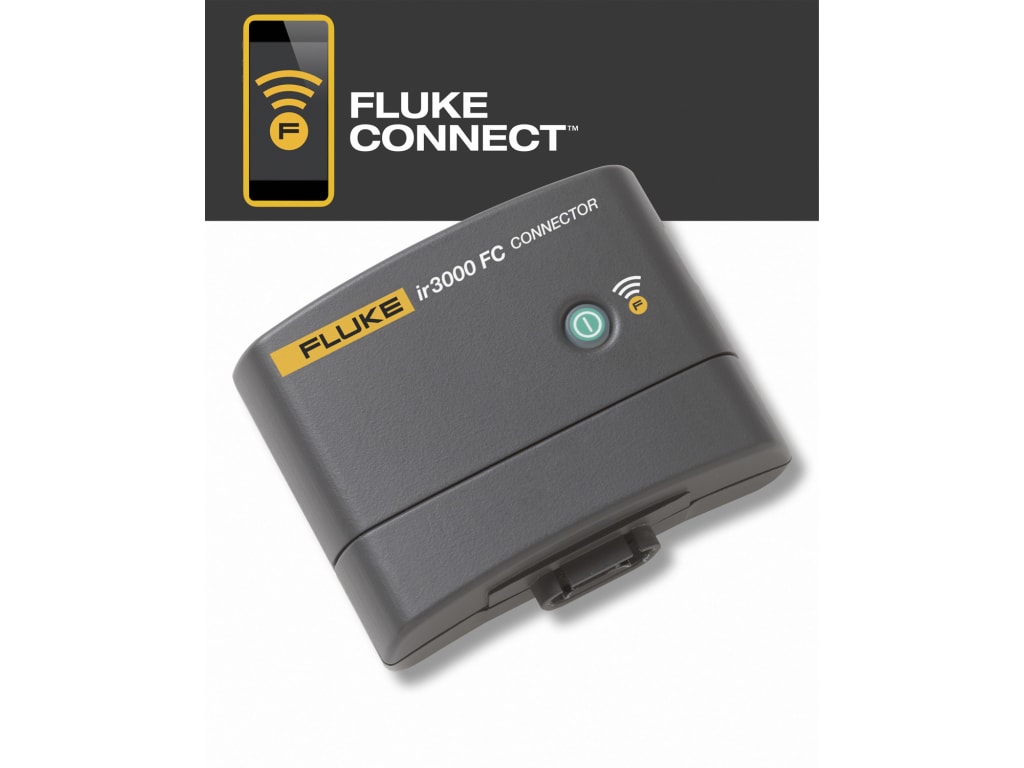 Fluke IR3000FC1550 Infrared Fluke Connect Connector for 155x Series (Model 4460451) - Perfect for HVAC, Electrical & Industrial Temperature Measurement
