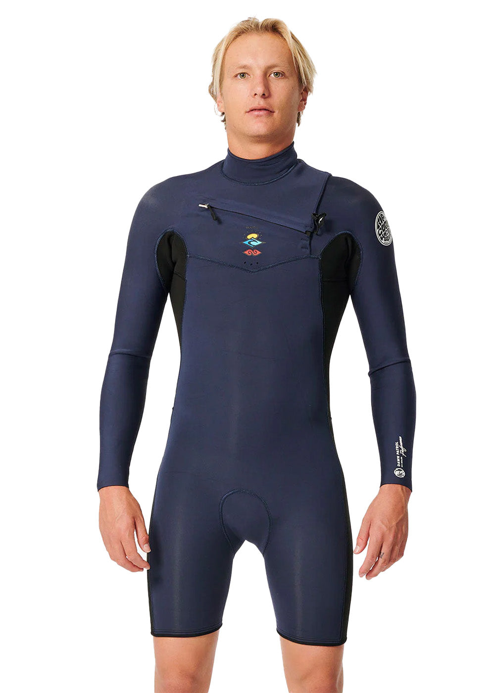 Rip Curl Men's Dawn Patrol 2mm Long Sleeve Spring Wetsuit - Comfortable & Flexible Neoprene Surfing Suit for Warm Water (50-65°F) - Perfect for Surfing, Paddleboarding & Water Sports