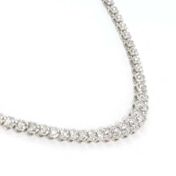 18K White Gold Diamond Necklace for Women - Elegant Pendant Jewelry Gift for Anniversary, Wedding & Special Occasions