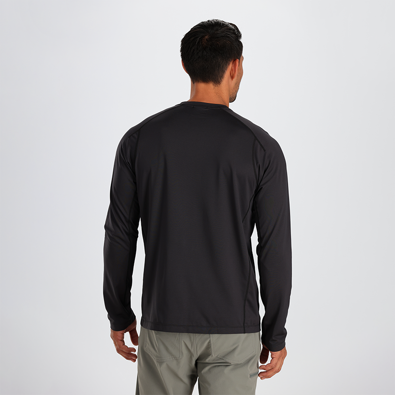 Men's Argon Long Sleeve T-Shirt - Comfortable & Breathable Cotton Tee for Casual Wear, Workout & Outdoor Activities
