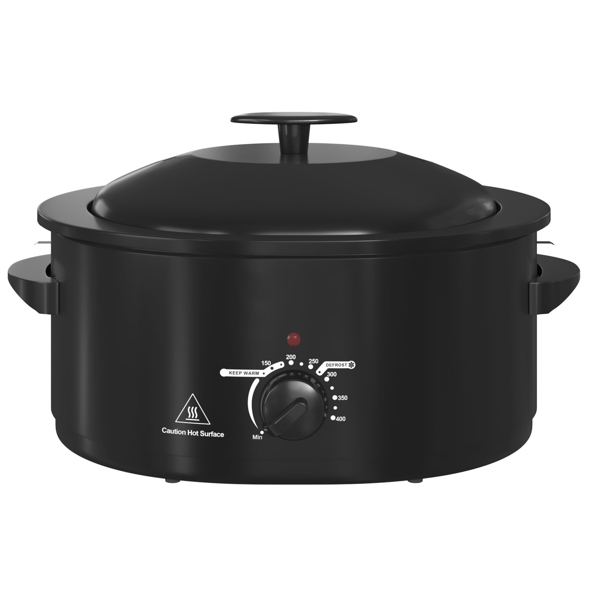 8 Quart Electric Roaster Oven & Slow Cooker - 2-in-1 Countertop Appliance with Removable Pan, 400°F Temperature, Easy Clean Black Design - Perfect for Holiday Meals, Potlucks & Family Dinners