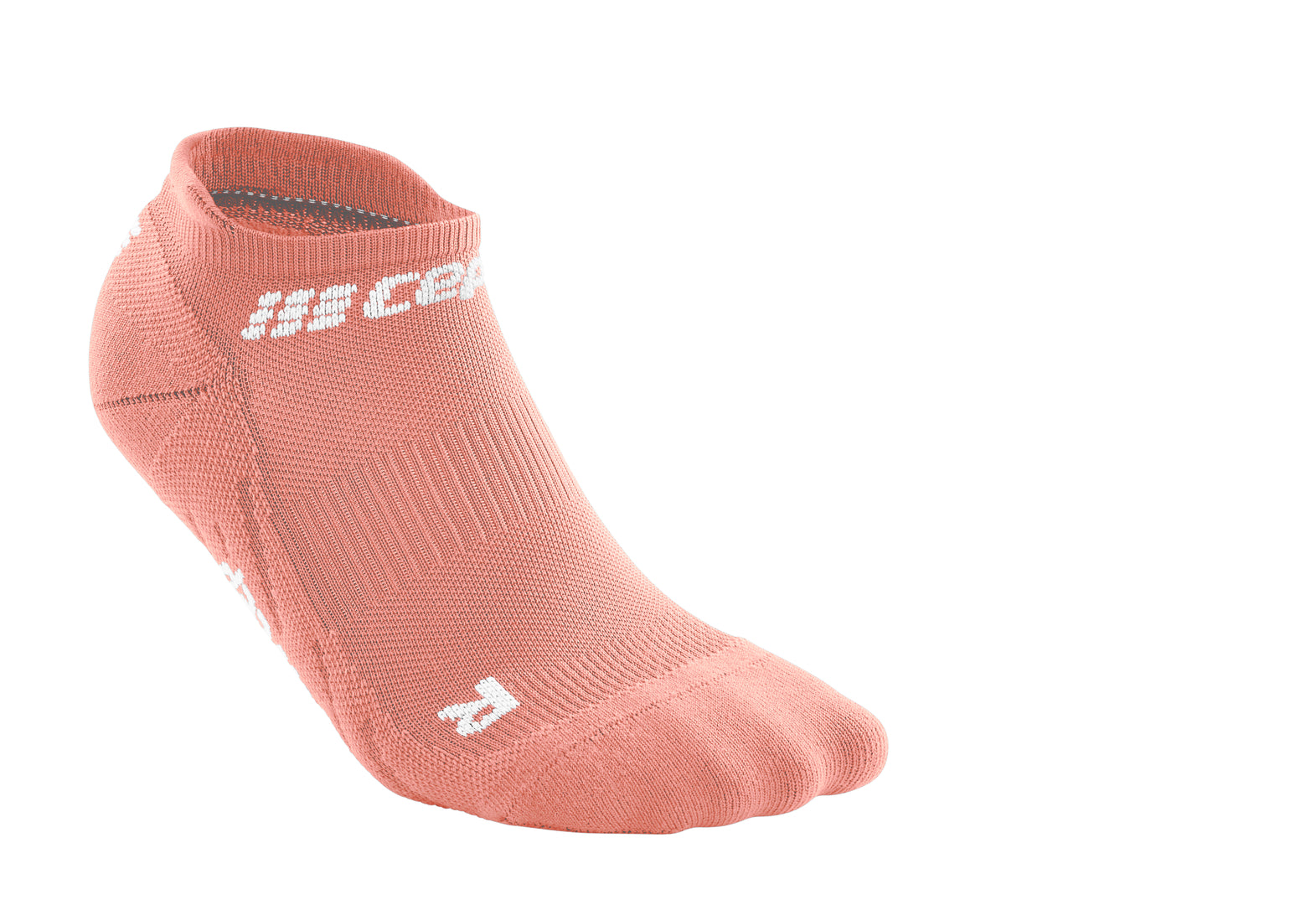 CEP Women's No Show Running Socks V4 - Breathable Athletic Socks for Jogging & Workouts (Rose WP26AR) | Perfect for Gym, Marathon Training & Everyday Wear