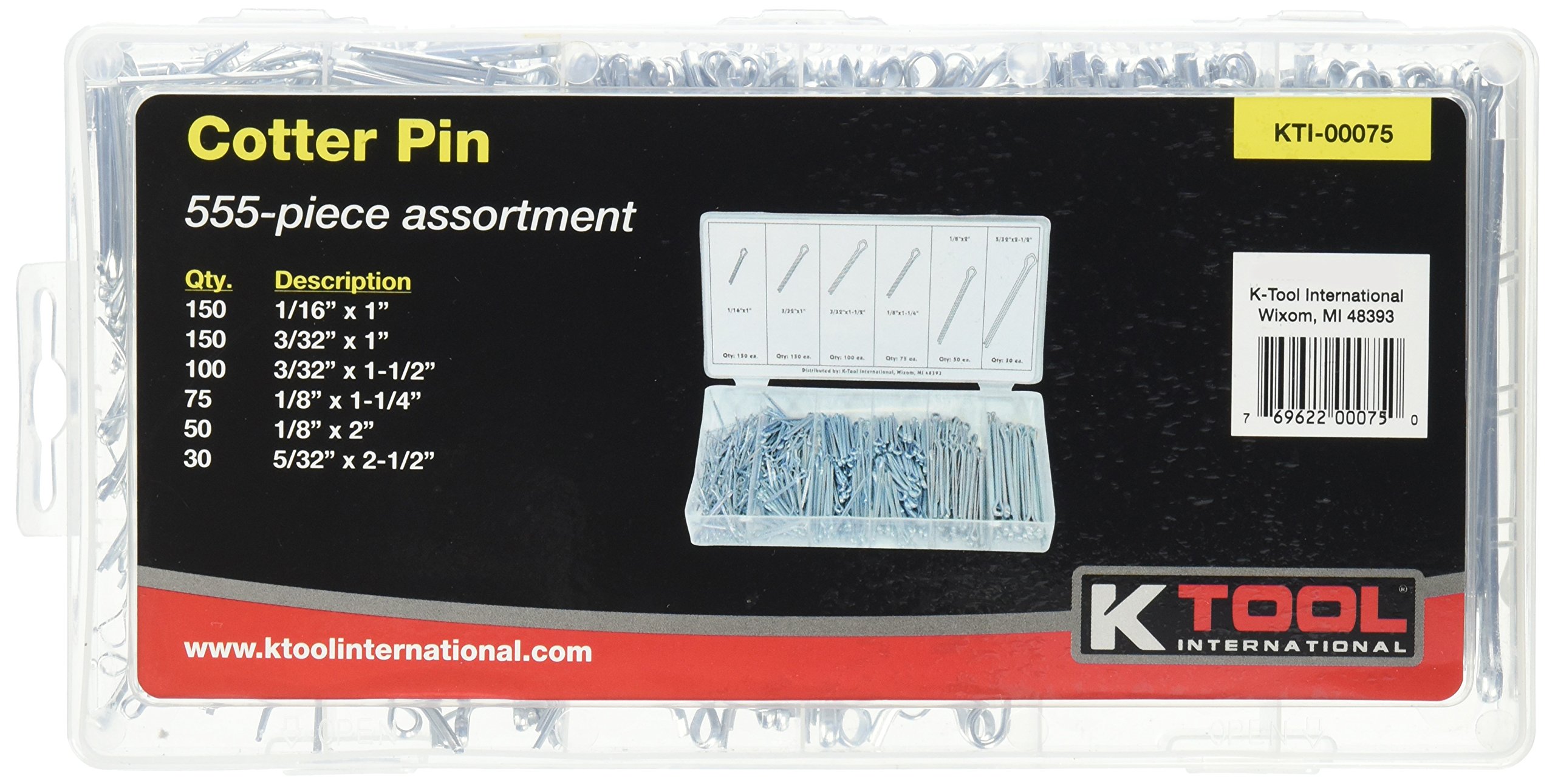 K Tool International 75 - Professional Automotive Repair Tool Kit for Mechanics | Perfect for DIY Car Maintenance & Engine Diagnostics