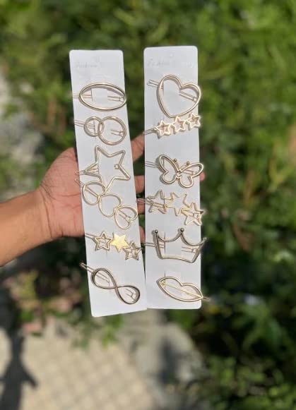 6 Pcs Korean Style Pearl Hair Clips - Large Metal Barrettes for Women & Girls, Golden Hair Pins & Headband Accessories for Wedding, Party & Everyday Styling