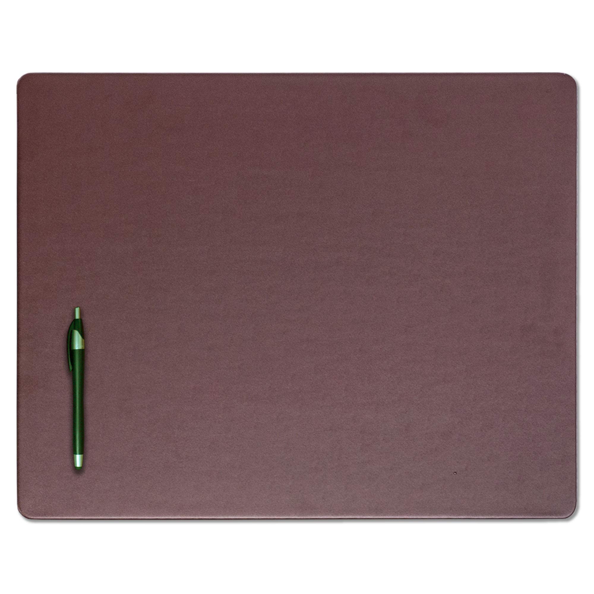 Premium Dacasso Chocolate Brown Leatherette Conference Table Pad - 20