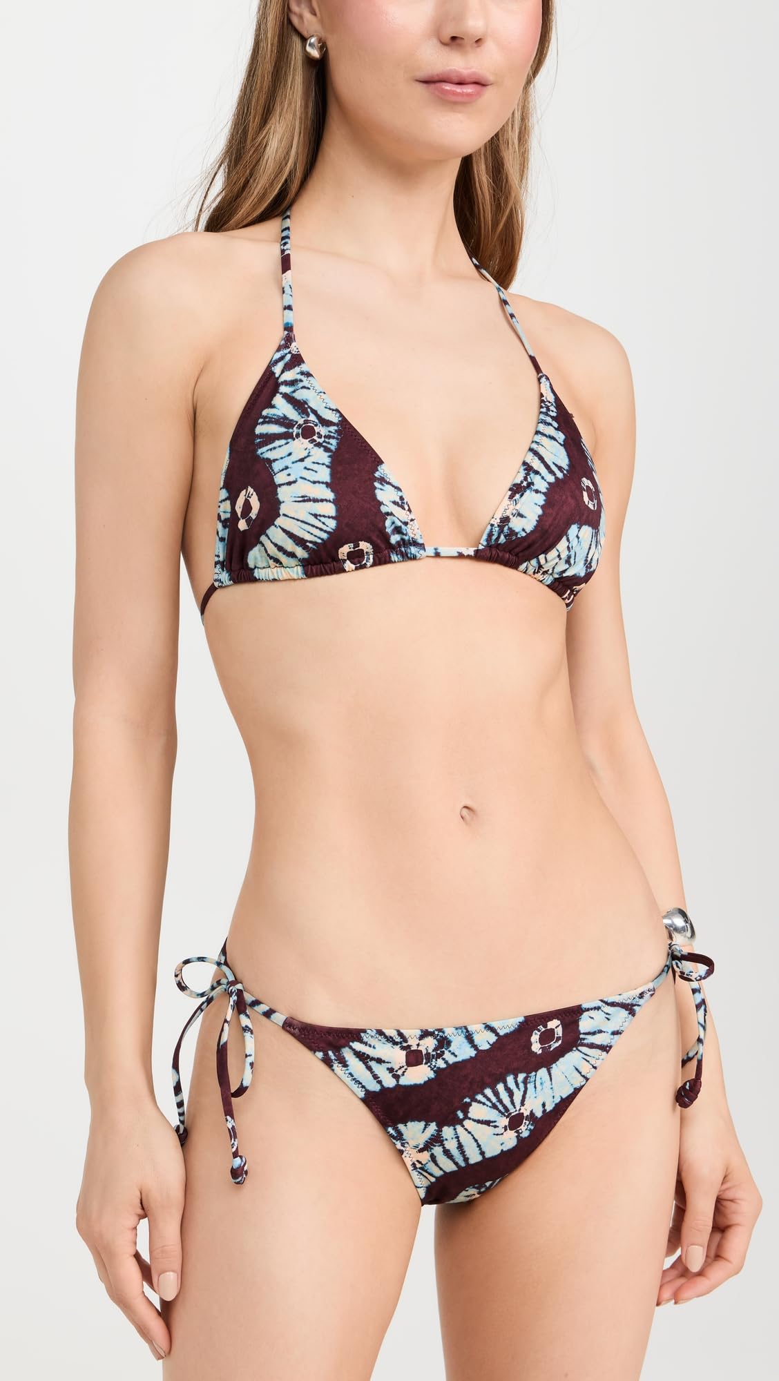 Ulla Johnson Women's Maria Bikini Bottoms - High Waisted Swimwear for Women, Floral Print Beach Bikini Bottom, Comfortable Stretchy Swim Shorts for Summer Vacation & Pool Party