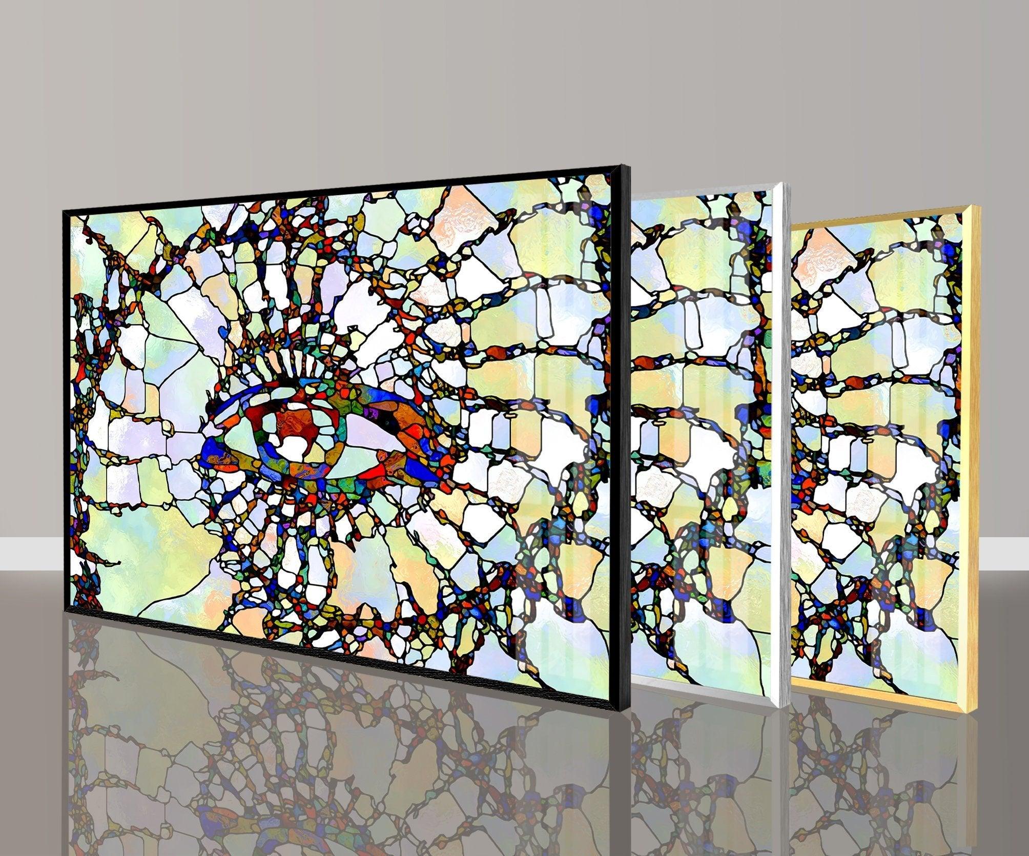 Beautiful Stained Glass Wall Art for Home Decor - Perfect for Living Room, Bedroom & Office
