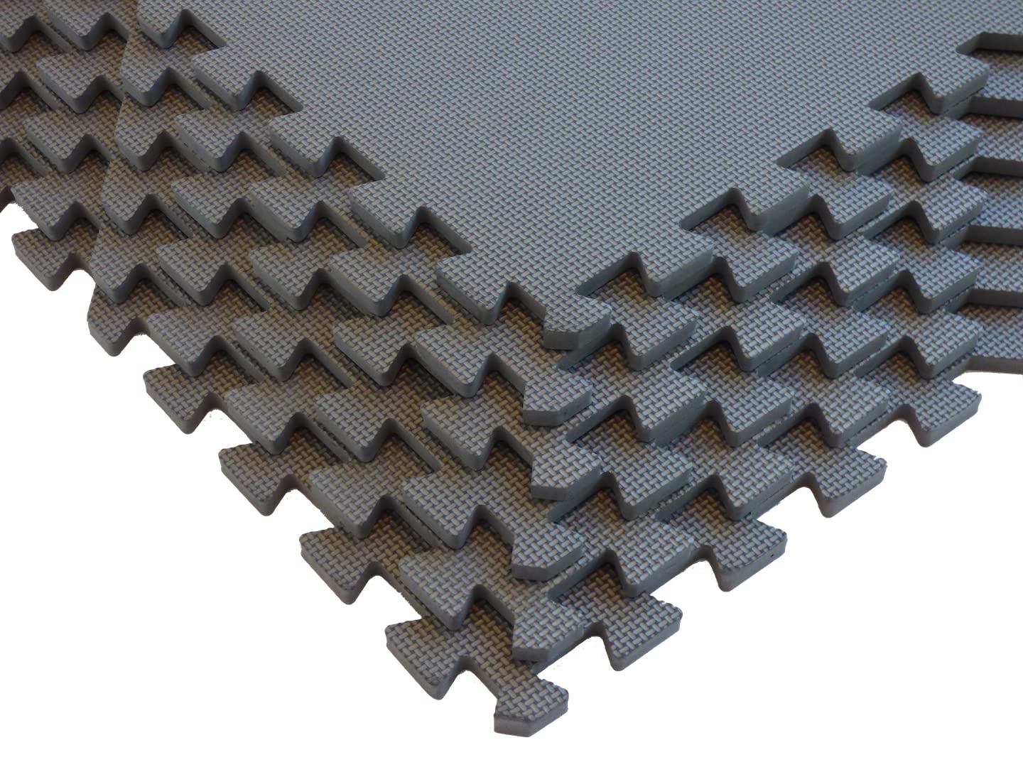 Square Brands Interlocking Gym Floor Tiles - 3/8