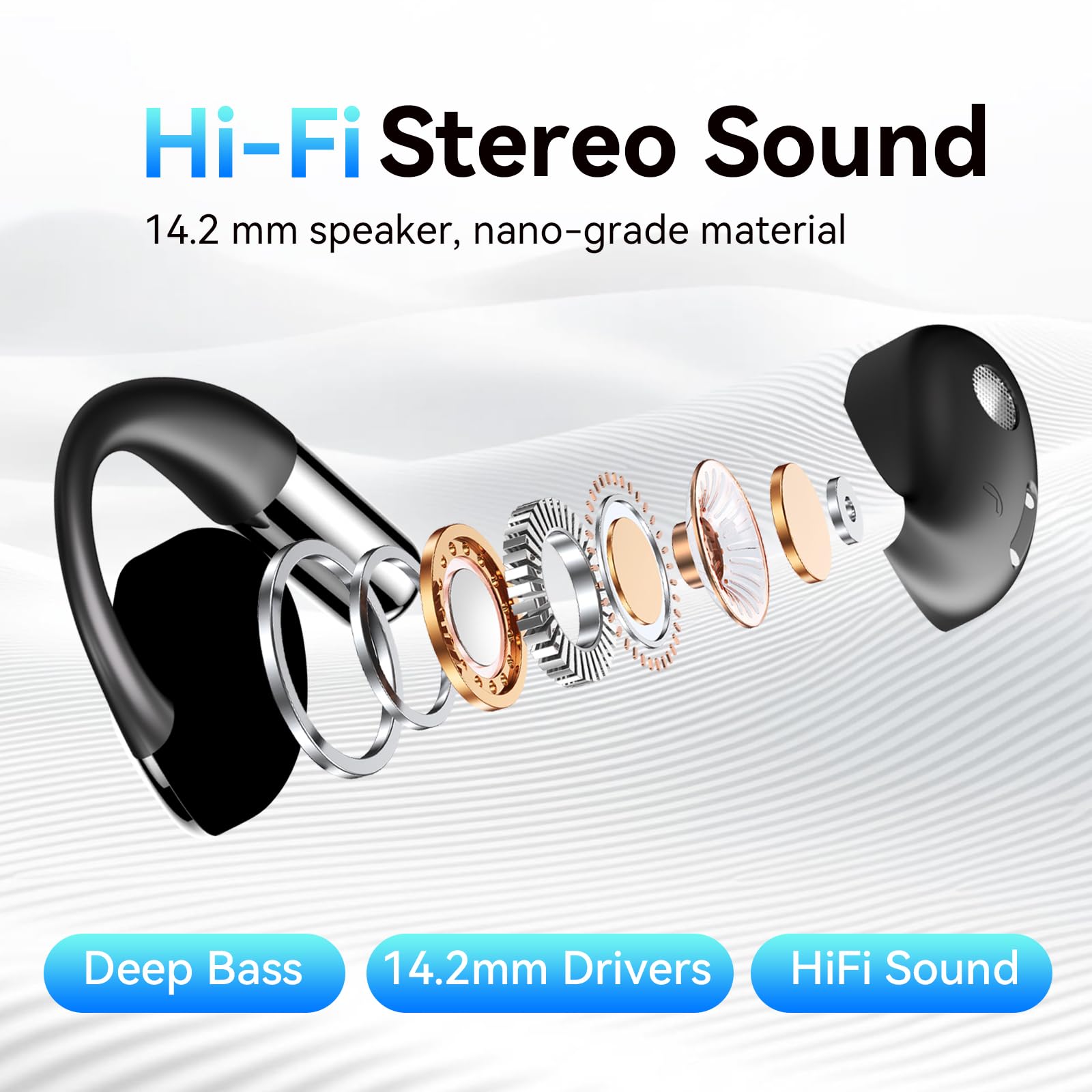 3-in-1 AI Translator Earbuds with Real-Time 150 Language Translation - Wireless Bluetooth Earbuds for iOS & Android - Perfect for Travel, Business Meetings & Language Learning