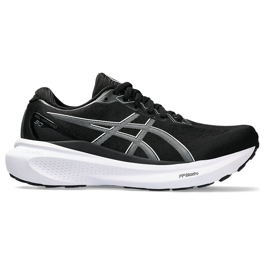Asics Women's Gel Kayano 30 Running Shoes - Black Sheet Rock | Stability & Cushion for Long Distance Running | Perfect for Marathon Training & Road Running