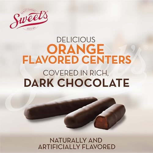 Dark Chocolate Fruit Sticks - Orange & Blueberry, Gluten Free, Kosher - 10.5oz (Pack of 2) for Gifts & Snacking