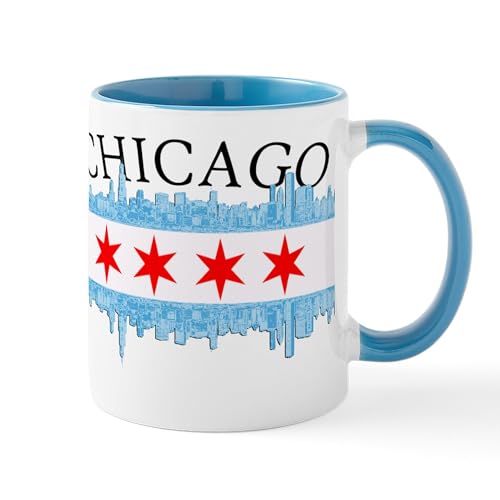 White/Blue Inside - Chicago Skyline Mug