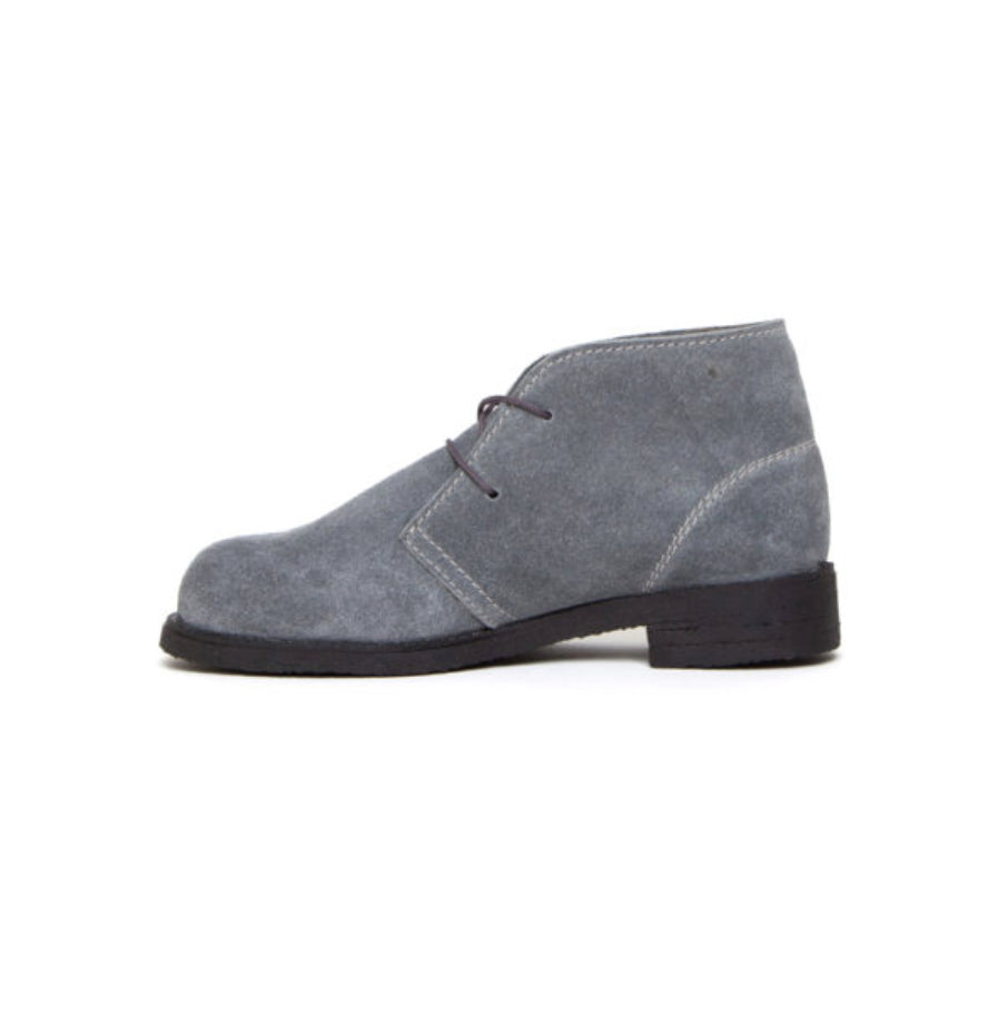 Feather Desert Grey Women's Steel Toe Suede Work Boots - Safety Shoes for Construction, Warehouse & Outdoor Work | Durable & Comfortable 120461