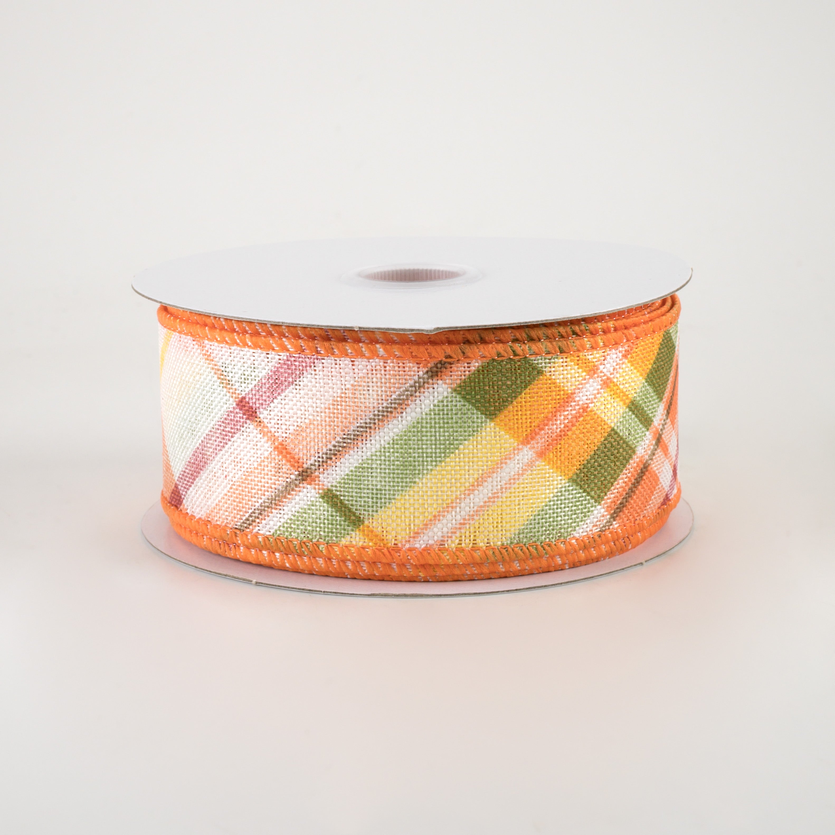 1.5 Inch Fall Whitney Plaid Ribbon - 10 Yards Bulk Spool for Gift Wrapping, DIY Crafts, Seasonal Decorations, and Holiday Bows