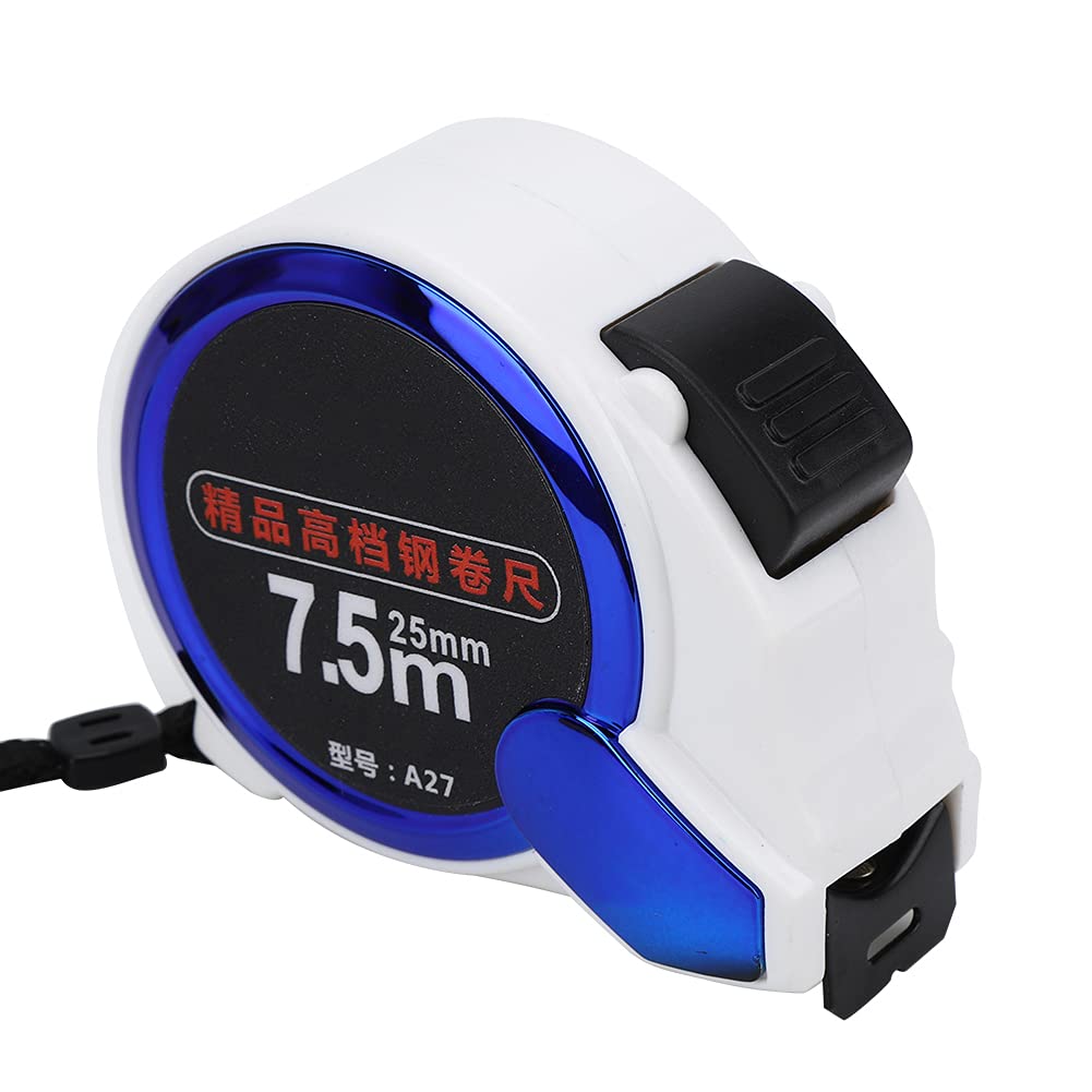 Retractable Measuring Tape 25mm x 7.5M - Professional Telescopic Tape Measure for Woodworking, Construction, DIY Projects & Home Decoration | Accurate Metric Measurement Tool for Carpentry, Drawing & Calculations