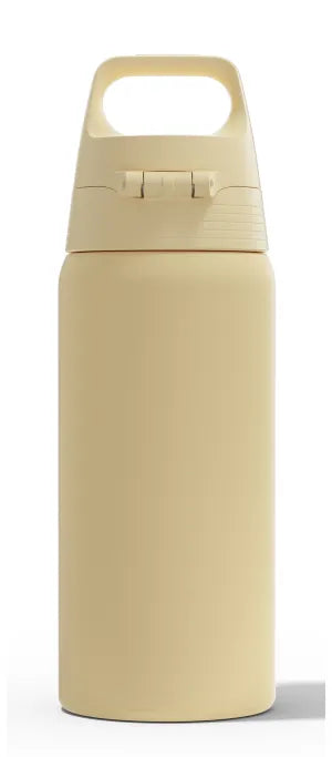 SIGG Shield Therm One 0.5L Insulated Water Bottle - Leak Proof, BPA Free, Vacuum Insulated Stainless Steel Thermos for Hot & Cold Drinks - Perfect for Hiking, Camping, Gym & Outdoor Activities in Opti Yellow
