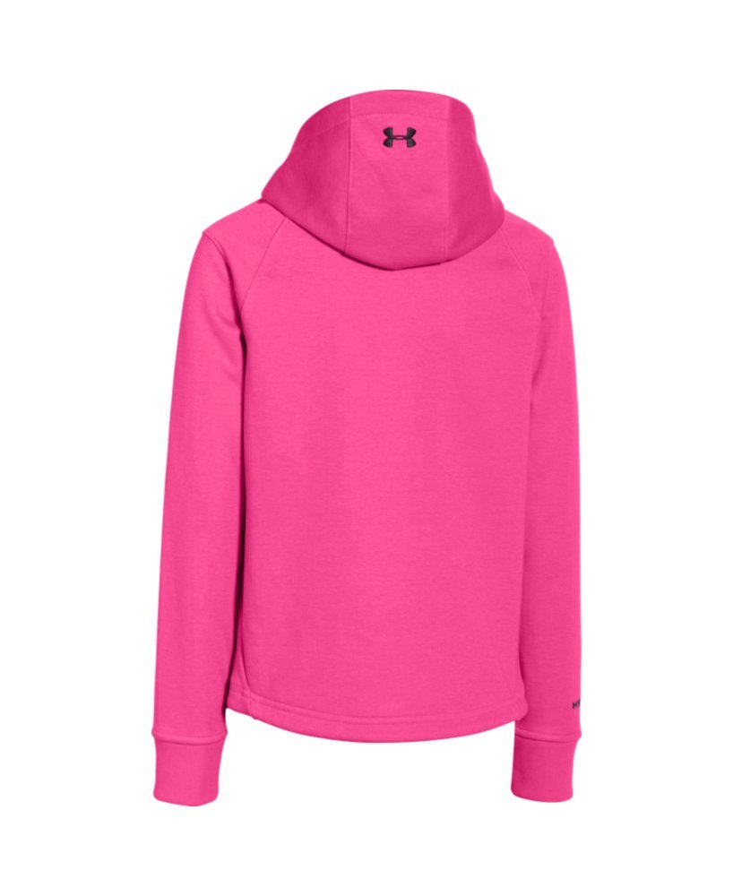Under Armour Girls' Storm ColdGear Infrared Dobson ½ Zip Hoodie - Warm Winter Fleece Pullover for Kids Outdoor Sports & School Activities