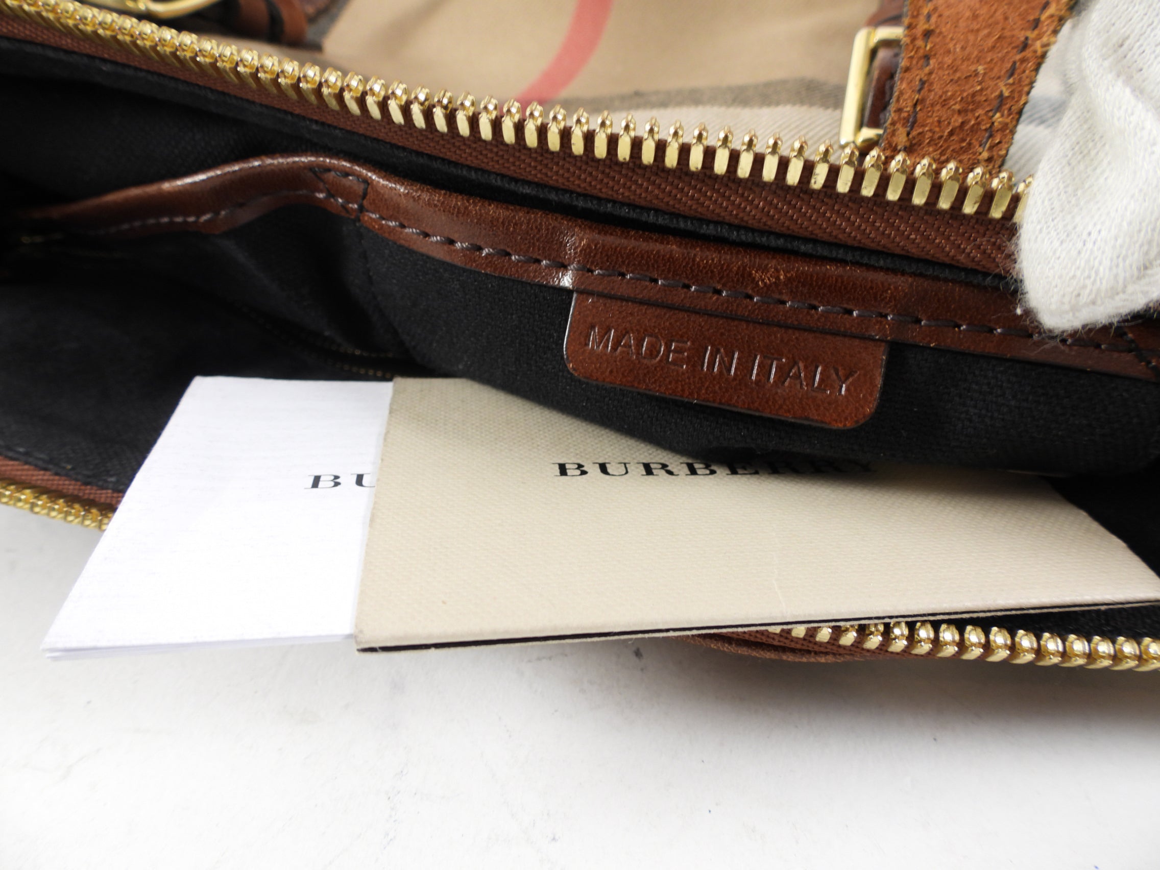 Burberry Check Fabric Tote Bag with Teddy Bear Charm - Stylish Designer Handbag for Women, Perfect for Work, Travel & Everyday Use