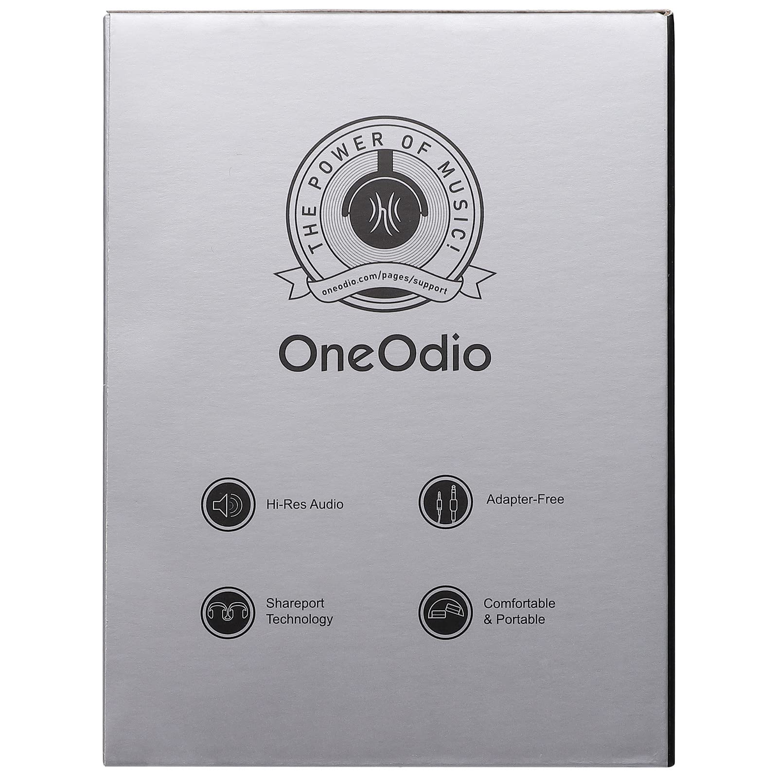 OneOdio Professional DJ Headphones - Studio Monitor Headphones with Stereo Bass Sound, Foldable Over-Ear Wired Headset with Mic for Mixing, Recording, Electric Drums, Keyboard & Guitar Amplifier - Perfect for Music Production, Podcasting & Gaming