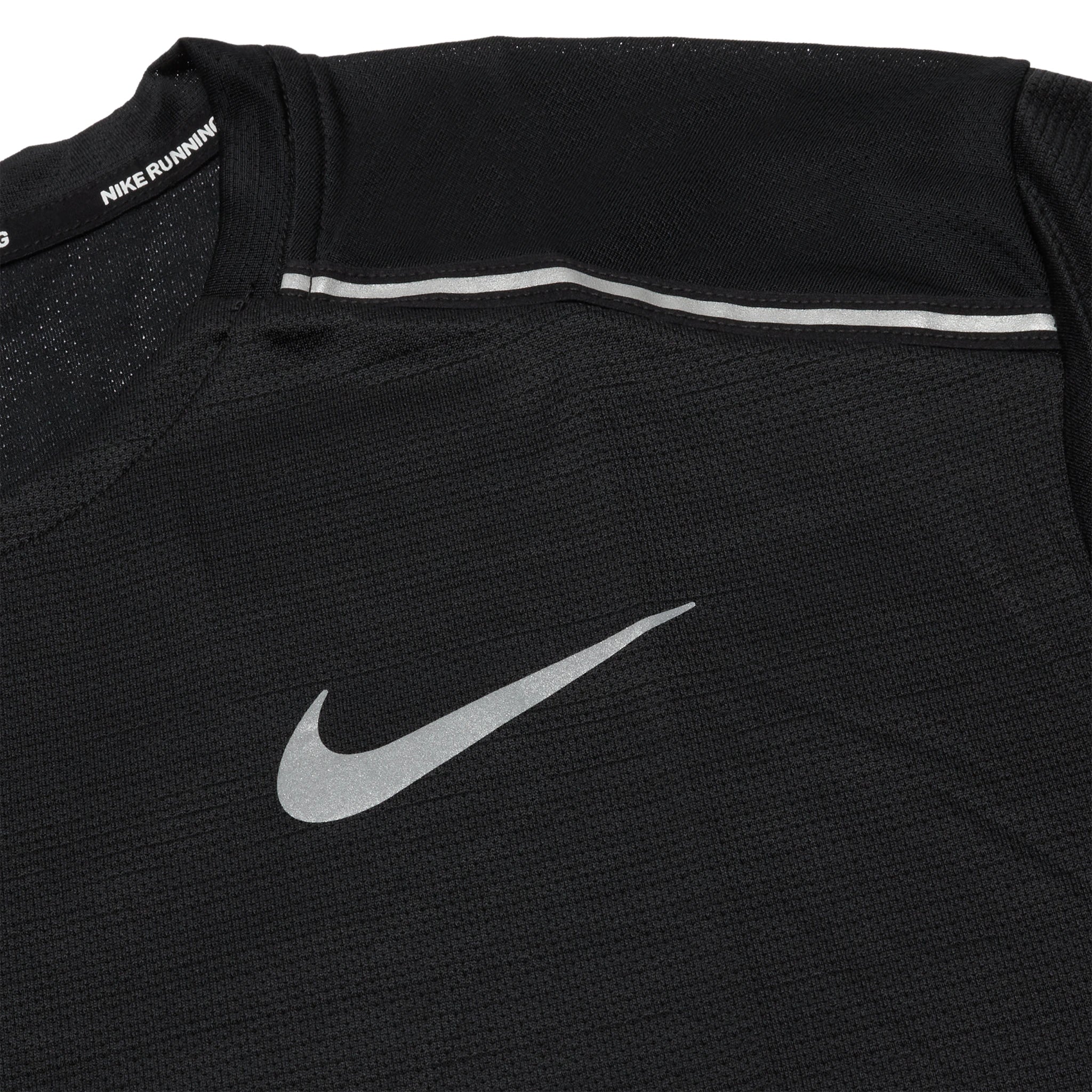 Nike Dri-FIT 1.0 Black Running Shirt for Men - Moisture-Wicking Performance Tee for Marathon Training & Gym Workouts