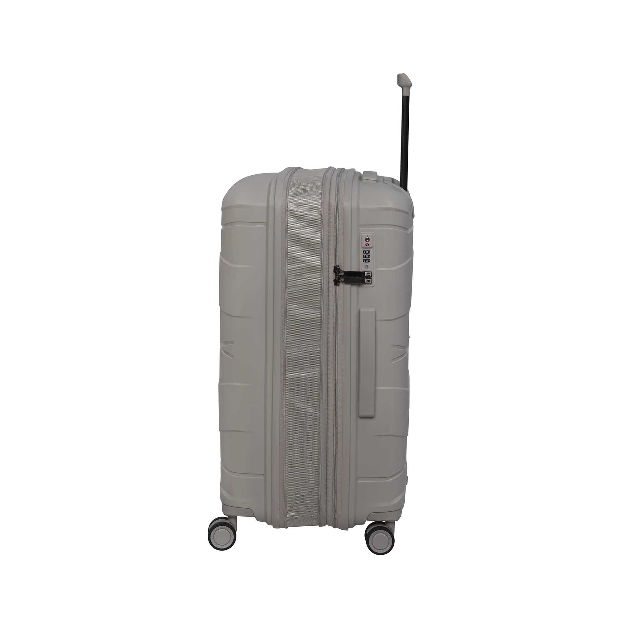 it luggage Momentous 3-Piece Hardside Spinner Luggage Set with 8-Wheel Expandable Design in Pumice Stone - Perfect for International Travel, Business Trips & Family Vacations