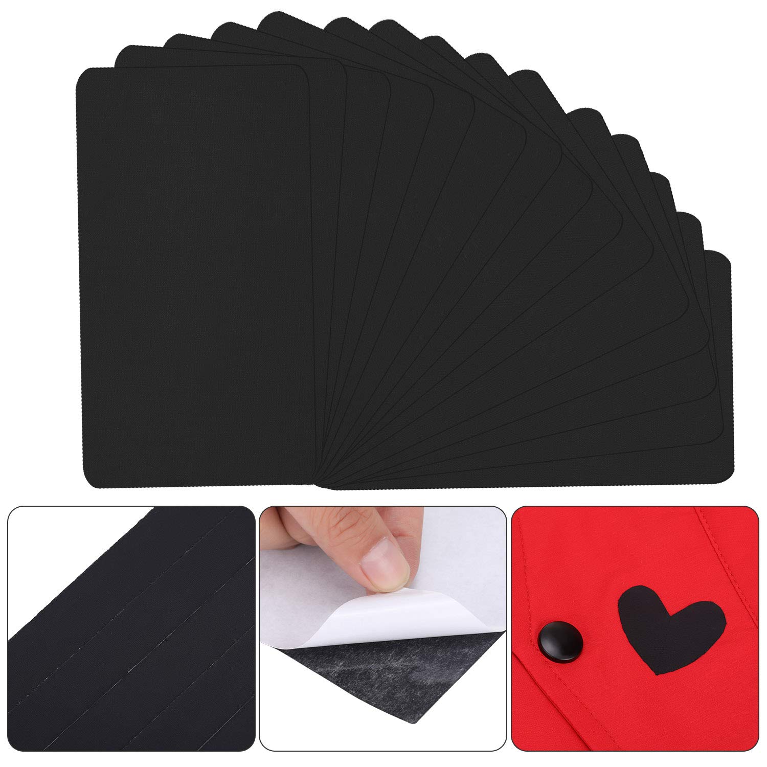 8-Piece Self-Adhesive Nylon Repair Patches - Waterproof Fabric Patch Kit for Clothing, Jackets, Tents & Bags (20x10cm) - Perfect for Outdoor Gear, Camping Equipment & Emergency Repairs