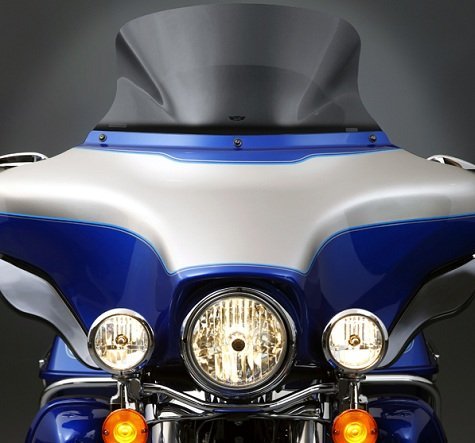 National Cycle VStream Windscreen for 1996-2006 Harley Davidson FLHTCUI Electra Glide Ultra Classic - Low Light Tint (N20406) | Wind Protection & Comfort for Long Rides