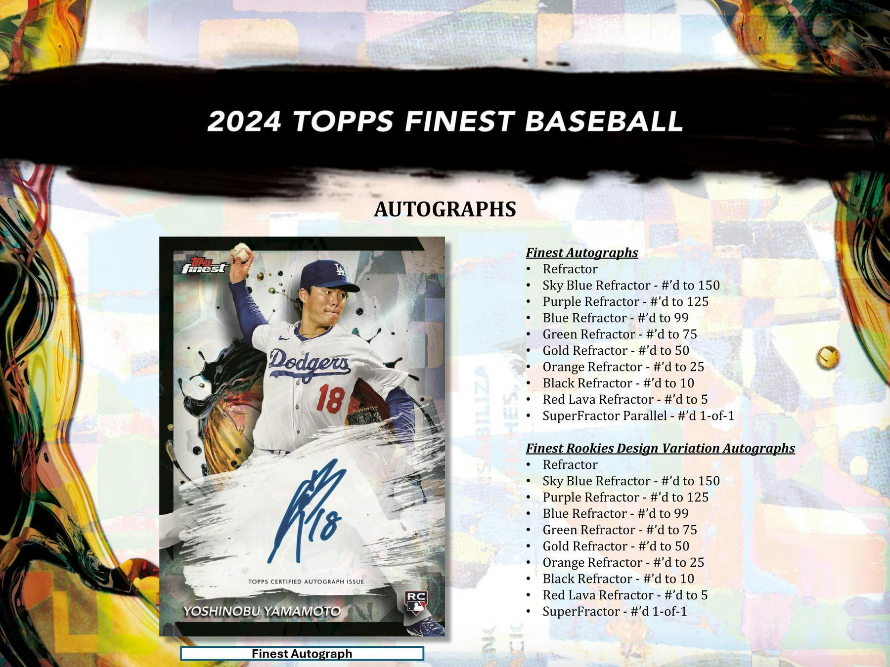 2024 Topps Finest Baseball Hobby Box - Premium Trading Cards Collection for Collectors & Investors | Perfect for MLB Memorabilia Enthusiasts & Fantasy Sports Fans