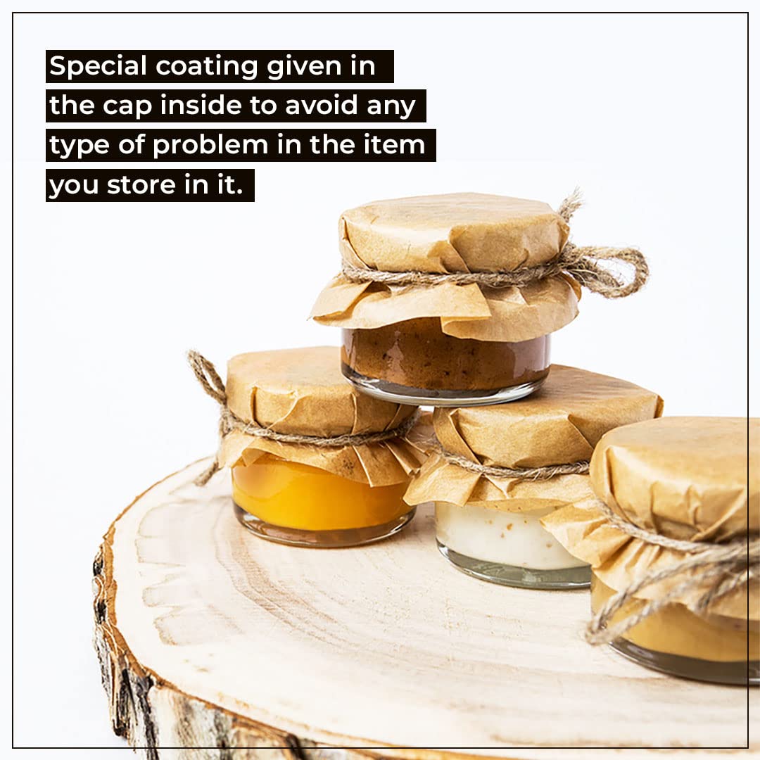 Premium Round Empty Glass Cosmetic Jars with Golden Cap & White Inner Lids - 30ml (25g) - 3-Pack for DIY Creams, Balms, Face Scrubs & Body Butter - Perfect for Home Spa, Skincare Routine & Travel-Friendly Beauty Containers