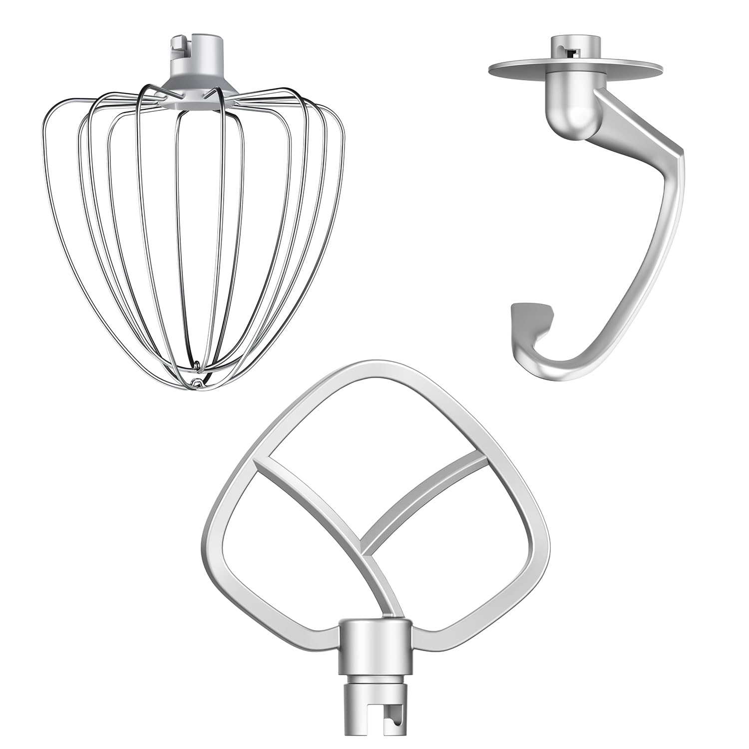 6.5 Quart Kitchen Stand Mixer - 6 Speed Tilt-Head Electric Food Mixer with Dough Hook, Wire Whip & Beater (Black) - Perfect for Baking Cakes, Cookies, Bread & More