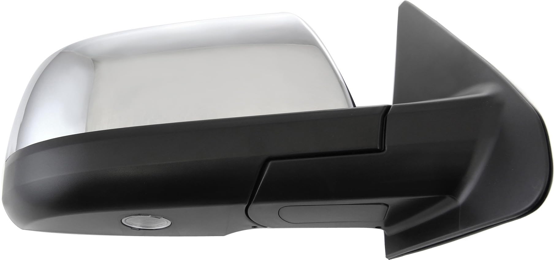 2007-2013 Toyota Tundra Passenger Side Power Heated Mirror with Signal Light, Memory Function & Puddle Lamp | Chrome Design | No Marker Light | Easy Installation for Winter Driving & Night Safety