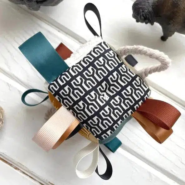 Handmade Soft Sensory Blocks for Babies - The Bird + Elephant 4 Earth Rainbow Set | Montessori Sensory Toys for Toddlers, Autism Therapy, Early Learning & Playtime