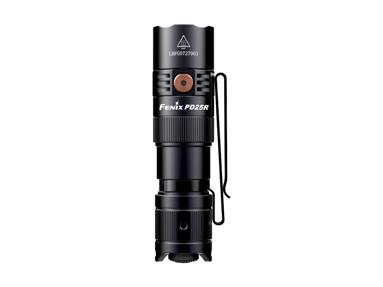 Fenix PD25R Rechargeable LED Flashlight 1000 Lumens, Compact Tactical Flashlight with USB-C Charging - Perfect for Camping, Hiking & Emergency Use